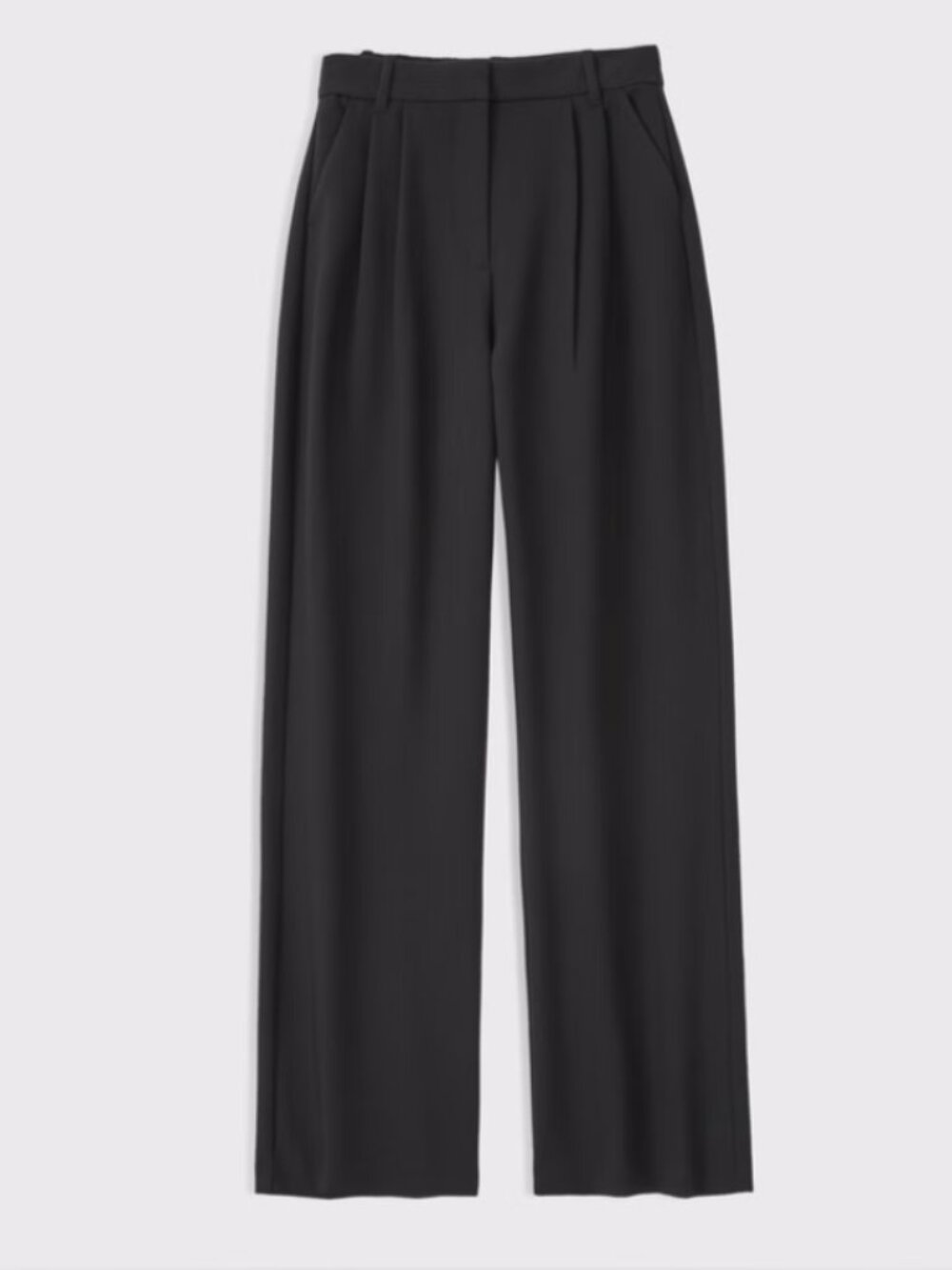 Curve Love A&F Sloane Tailored Wide Leg Pant
